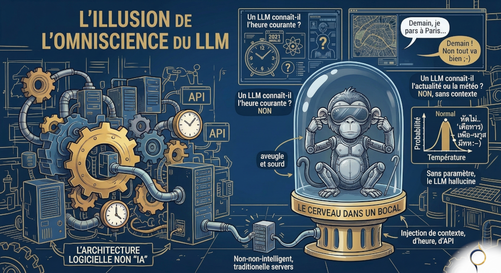 Couverture L'Illusion de l'Omniscience : Pourquoi votre LLM est un "Cerveau dans un Bocal"
